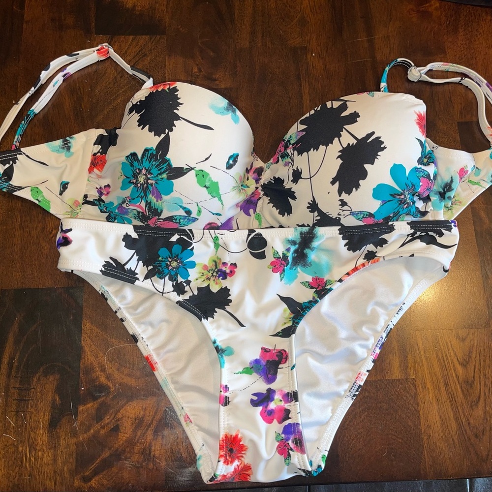 Floral Kids One Piece Swimsuit